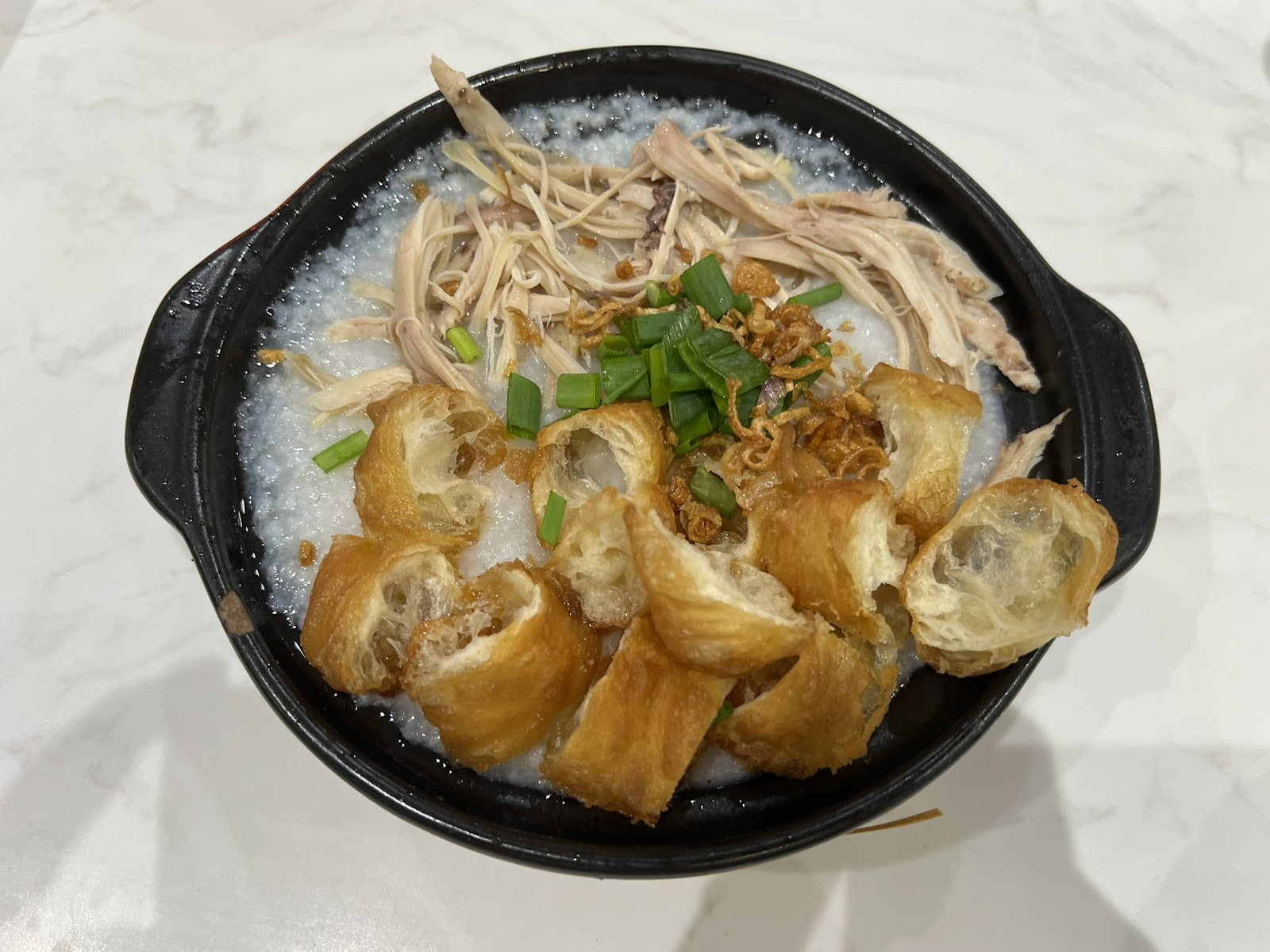 瓦煲盐焗鸡粥 Claypot Salt-Baked Chicken Porridge